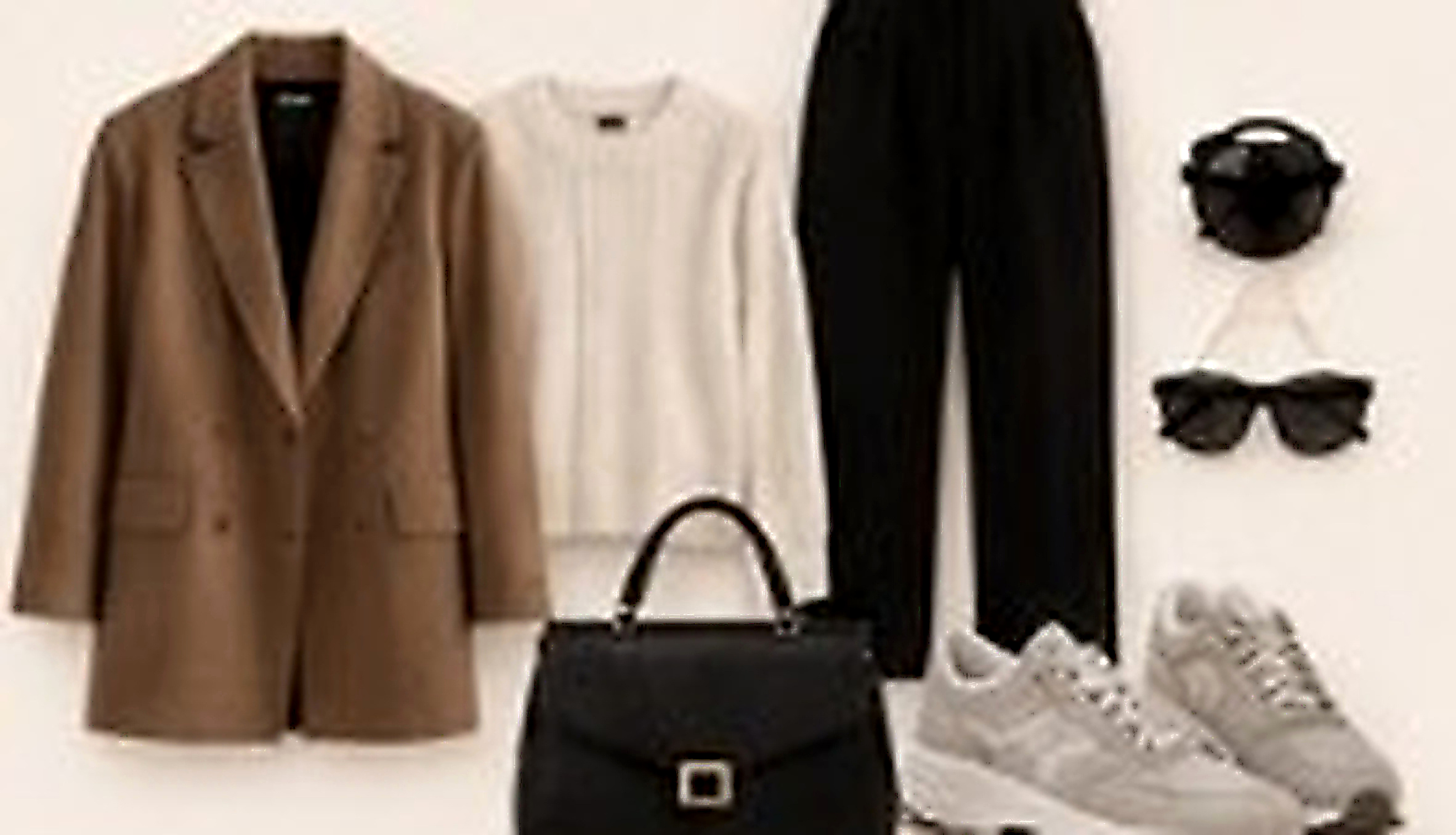 Outfit med neutrala basplagg